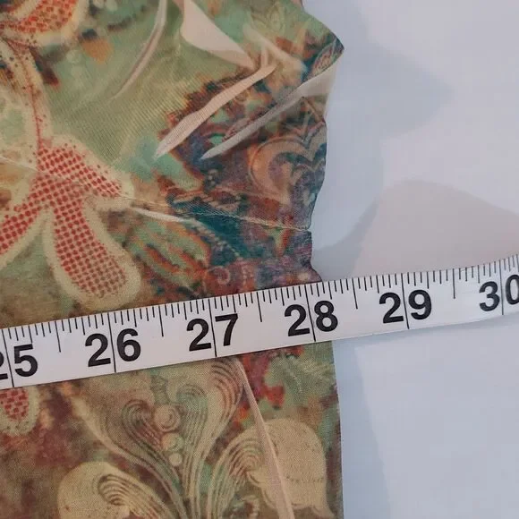 Maurices Shirt Top Flowy Stretch Boho Hippie Womens Plus Size 3X Short Sleeve - Picture 9 of 11